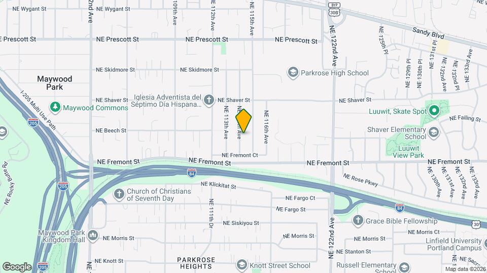 3636 NE 114th Ave Map and Location Details