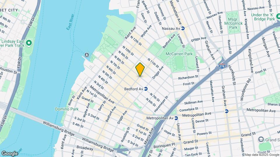 167-169 Bedford Ave Map and Location Details