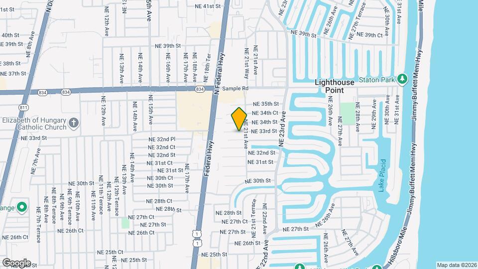 2010 NE 33rd St Map and Location Details