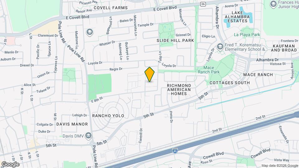 2615 Pepperdine Ct Map and Location Details