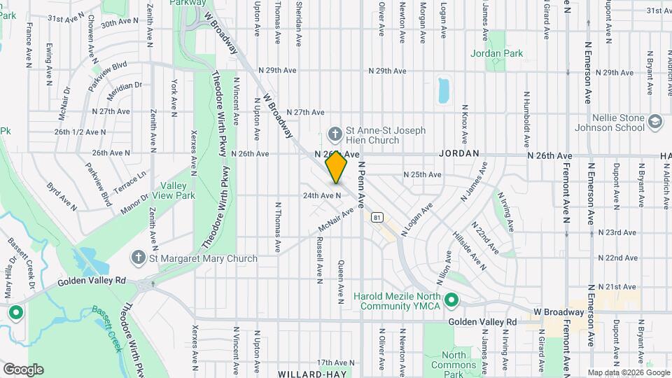 2235 W Broadway Map and Location Details