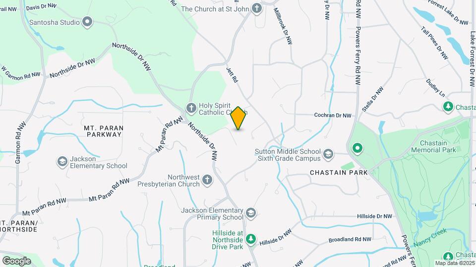 4415 Northside Chase NW Map and Location Details