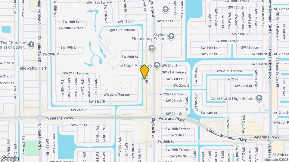 2136 SW 8th Pl Map and Location Details