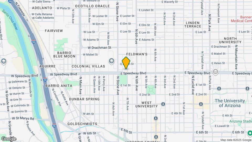 41 E Speedway Blvd Map and Location Details