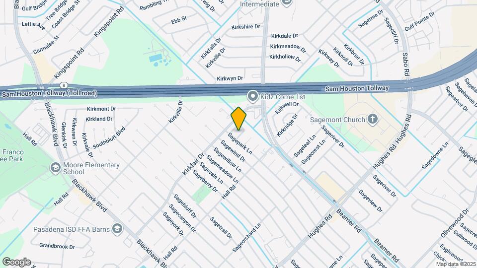 10811 Kirktown Dr Map and Location Details