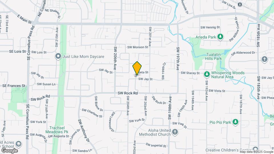 20277 SW Jay St Map and Location Details