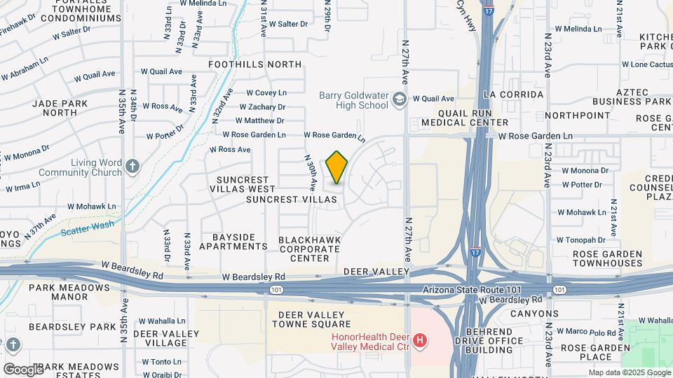 2906 W Irma Ln Map and Location Details