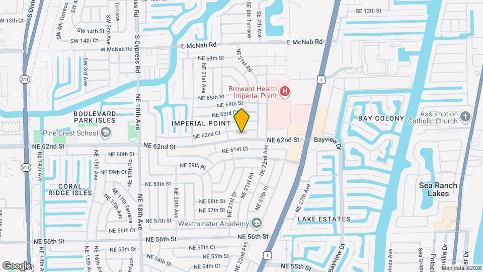 2161 NE 62nd St Map and Location Details