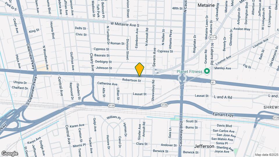 3620 Airline Dr Map and Location Details