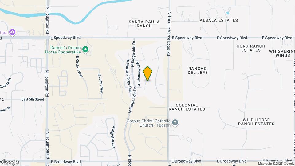 730 N Northern Vista Pl Map and Location Details