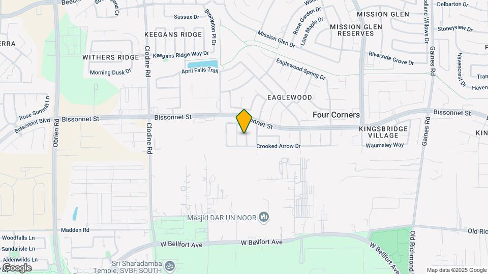 9603 Milas Way Map and Location Details