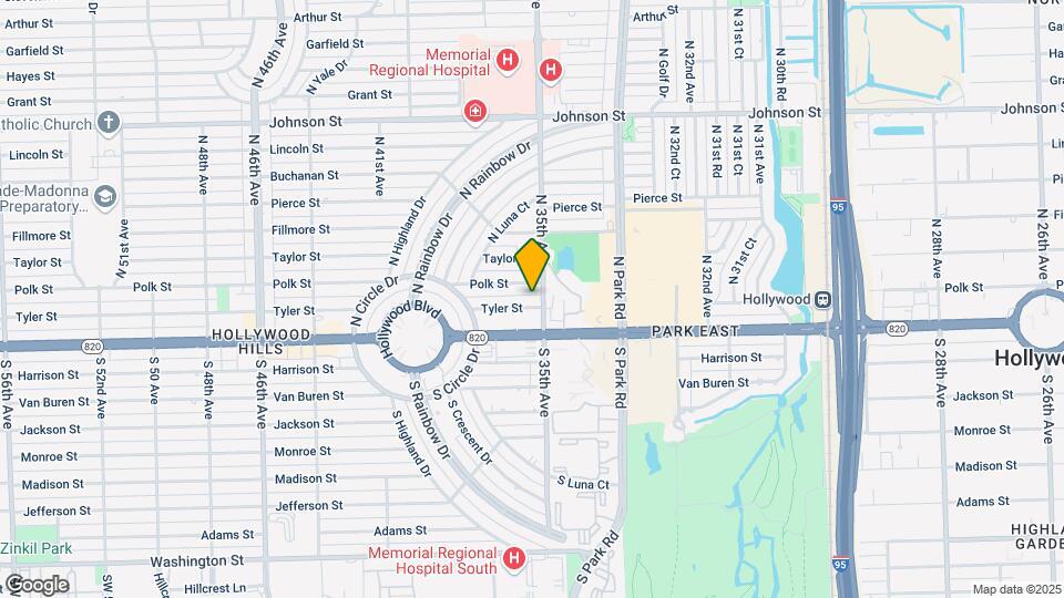 3501 Tyler St Mapa y Detalles de la Ubicación