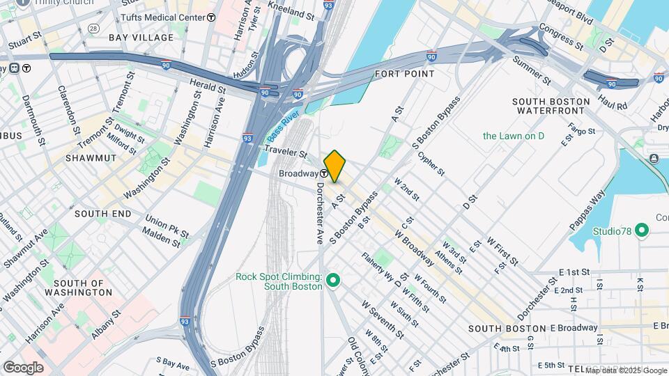 55 W Broadway, Unit 3 Map and Location Details