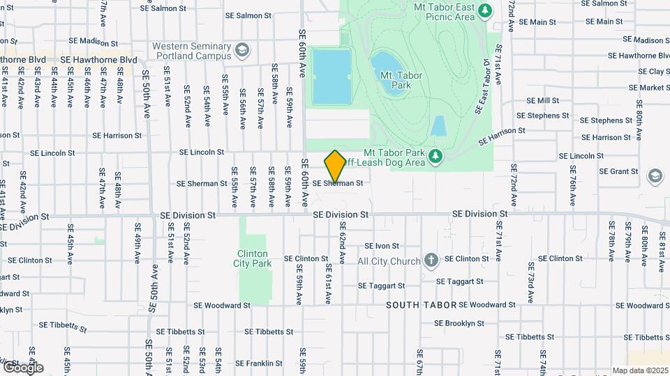 6144 SE Sherman St Mapa y Detalles de la Ubicación