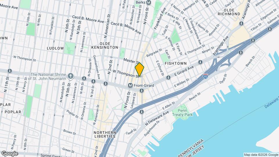 1255 Leopard St Map and Location Details