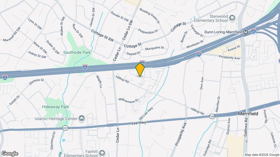 8607 Dellway Ln Map and Location Details