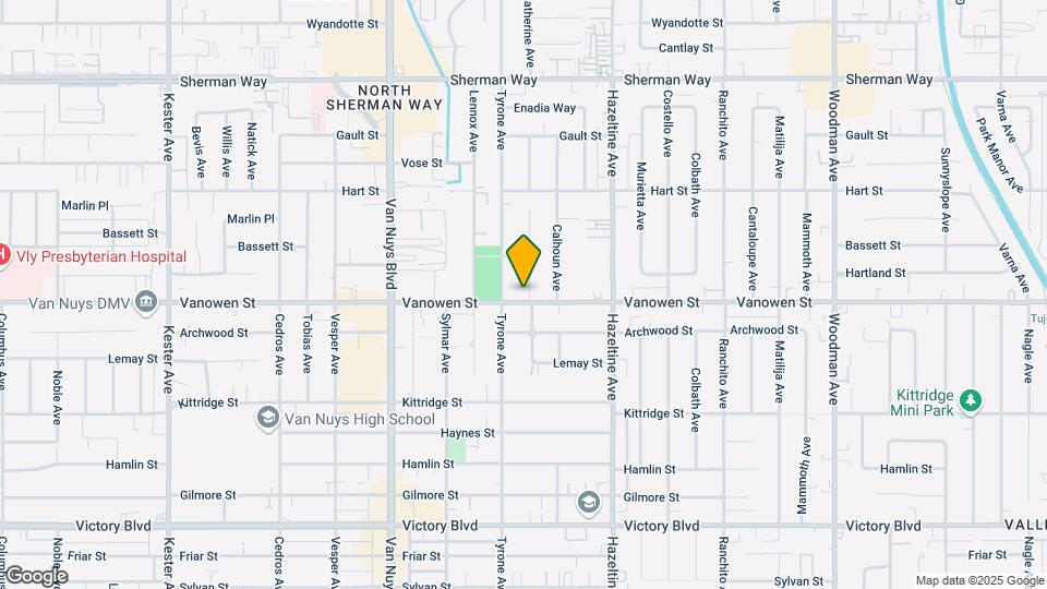 14237 Vanowen St Map and Location Details