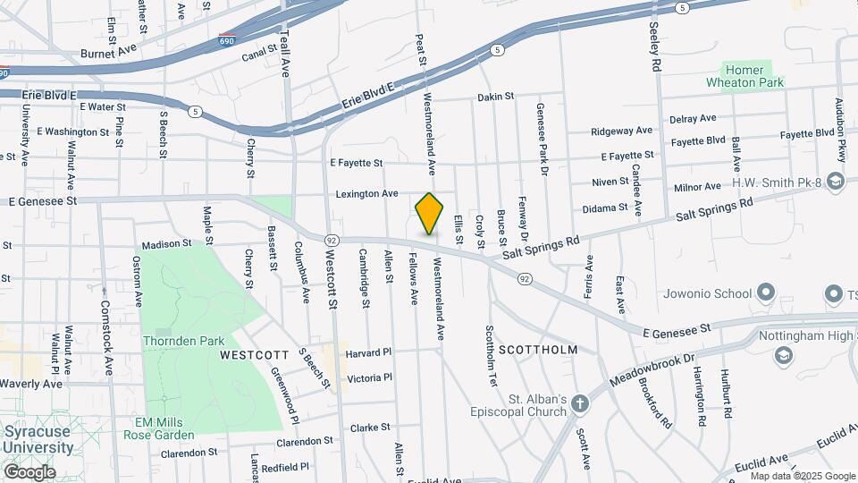 2319 E Genesee St, Unit 3 Map and Location Details