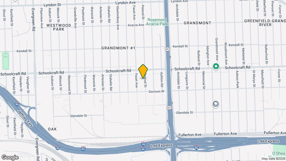 13581 Penrod St Map and Location Details