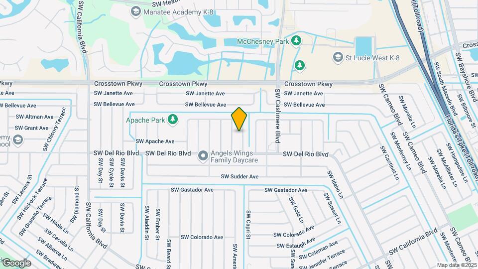 1742 SW Cremona St Map and Location Details