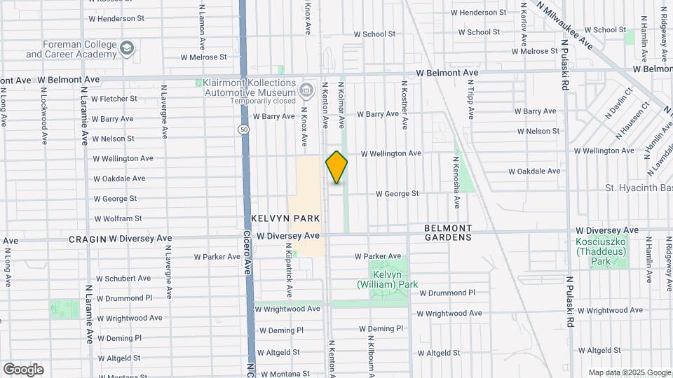 4540 W George St, Unit 1 Mapa y Detalles de la Ubicación