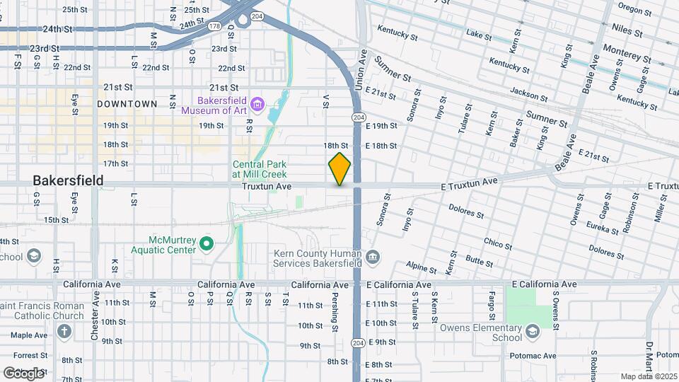 201 Truxtun Ave Map and Location Details