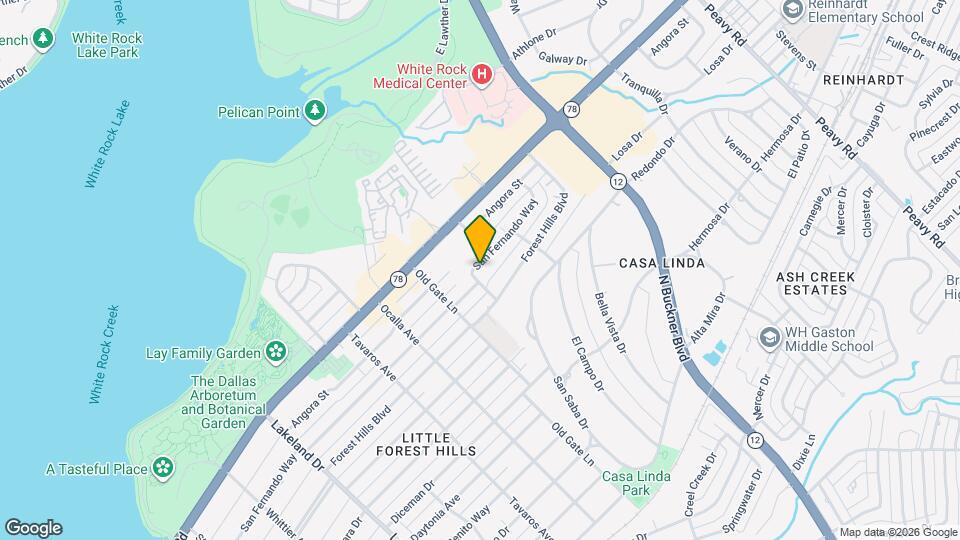 9210 San Fernando Way Map and Location Details