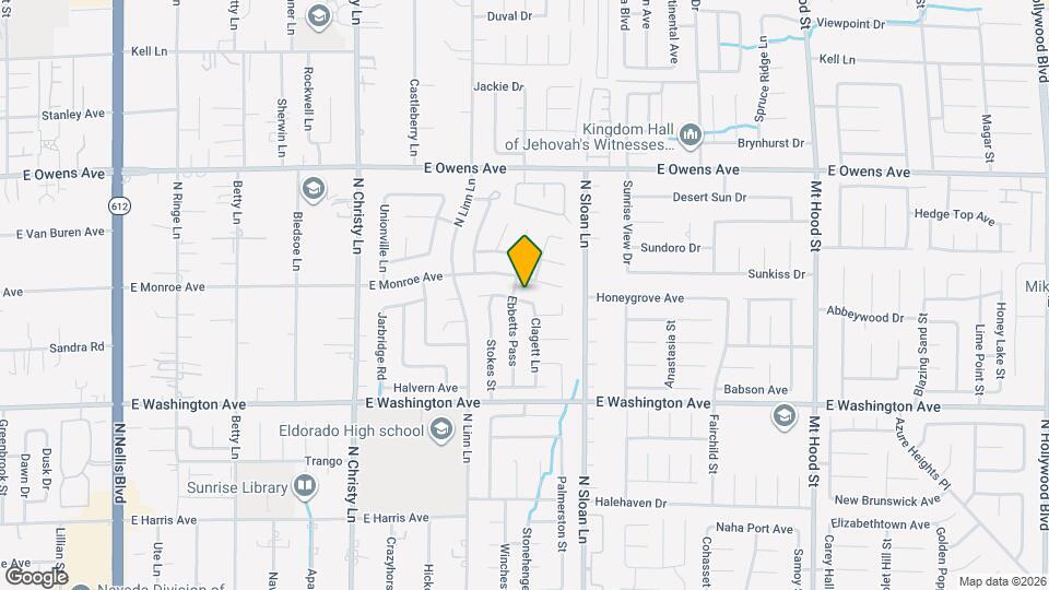 5818 Cinnabar Ave Map and Location Details