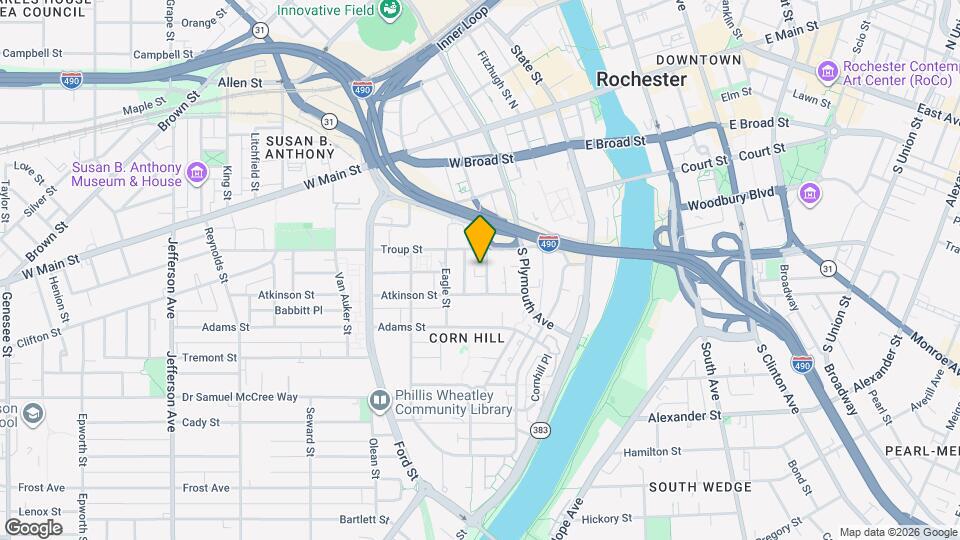 91 S Washington St., Unit Down Mapa y Detalles de la Ubicación