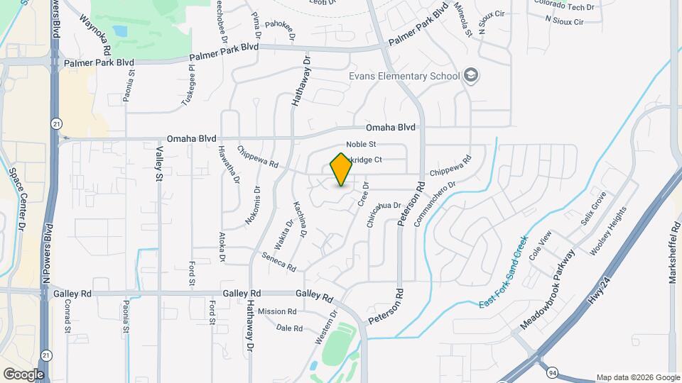 6677 Proud Eagle Ct Map and Location Details