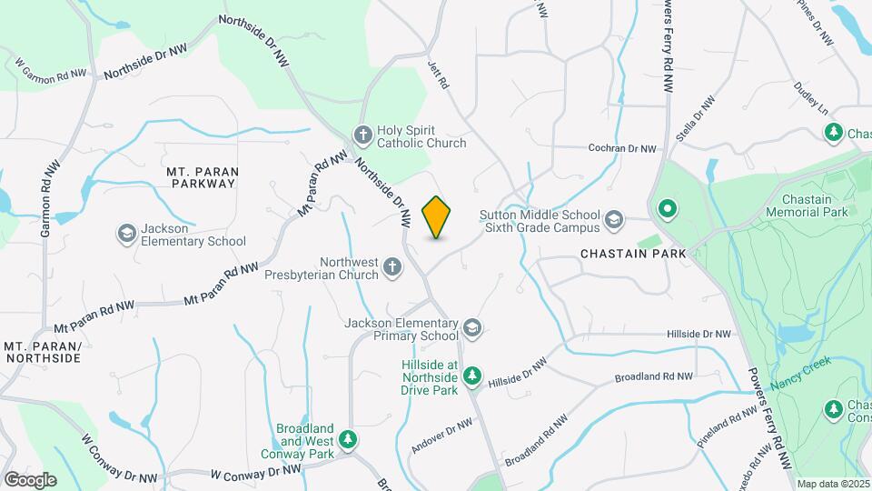 4224 E Conway Dr NW Map and Location Details