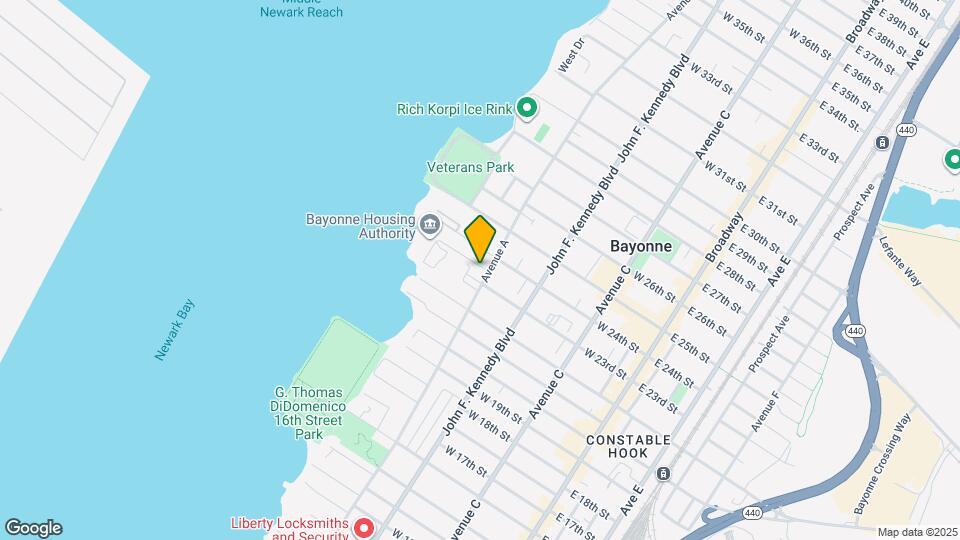 547 Avenue A Map and Location Details