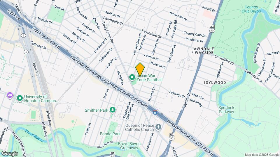 5527 Eskridge St Map and Location Details