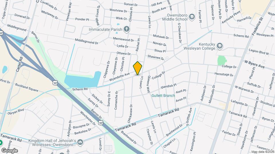 1830 Scherm Rd Map and Location Details