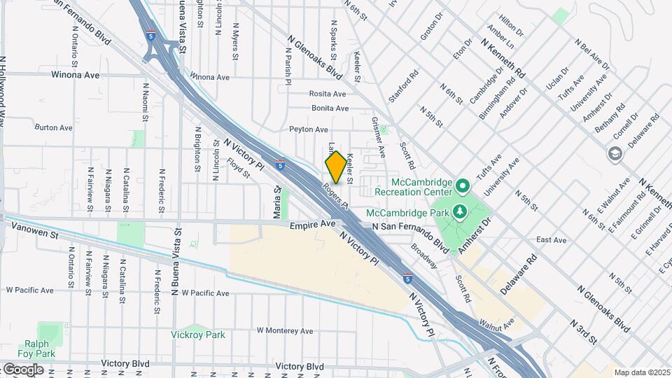 1702 Landis St Map and Location Details