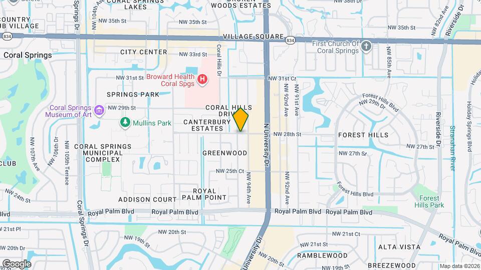 2793 NW 95th Ave Map and Location Details