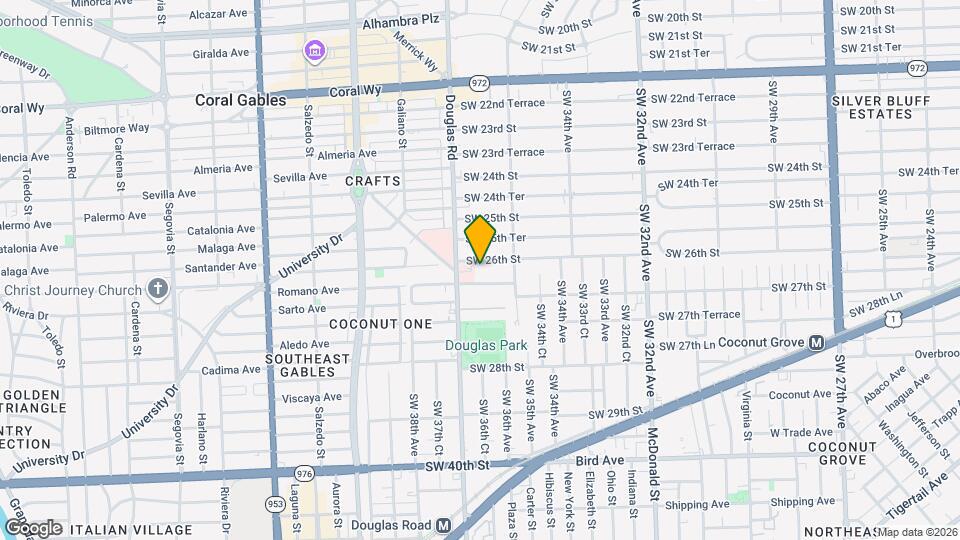 3674 SW 26th St Map and Location Details