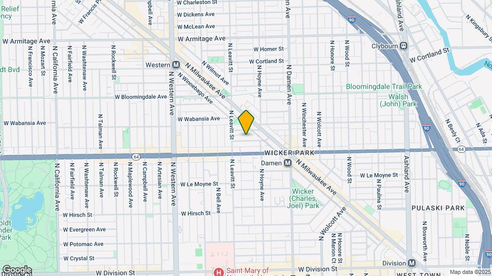 2130 W Concord Pl, Unit G Map and Location Details