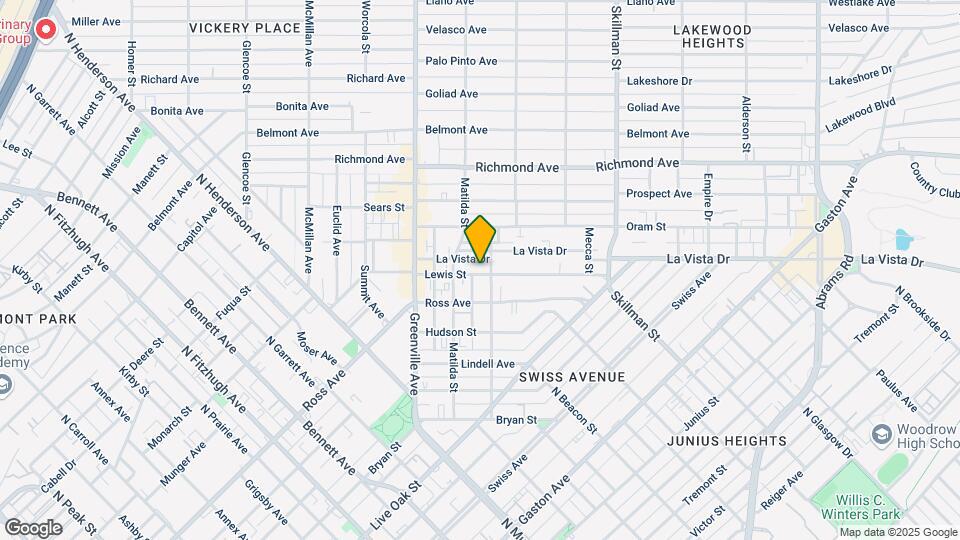 5815 Lewis St Map and Location Details