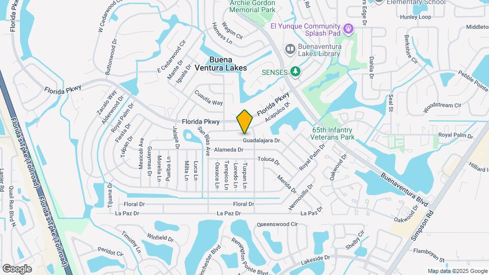 133 Guadalajara Dr Map and Location Details