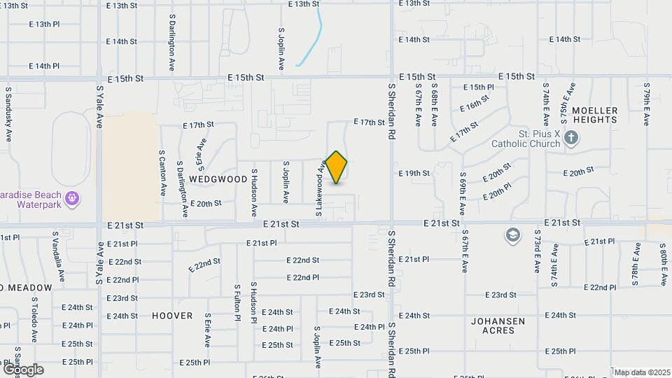 6125 E 20th St Map and Location Details