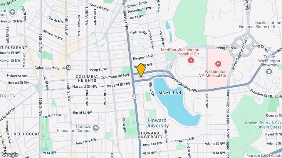 531 Harvard St NW Map and Location Details