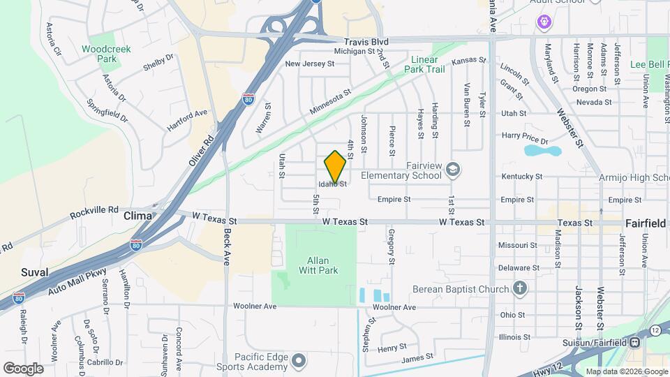 1725 Idaho St Map and Location Details
