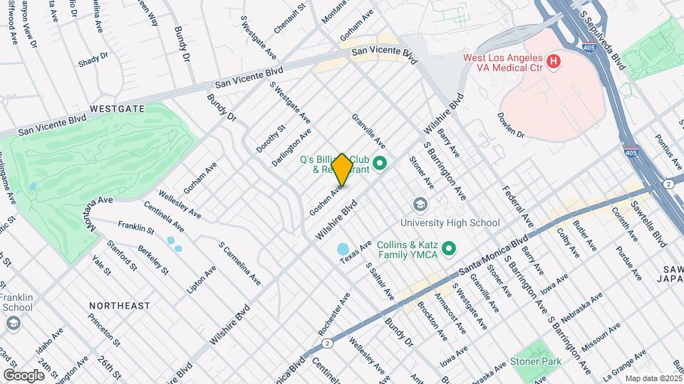 11940 Goshen Ave Mapa y Detalles de la Ubicación