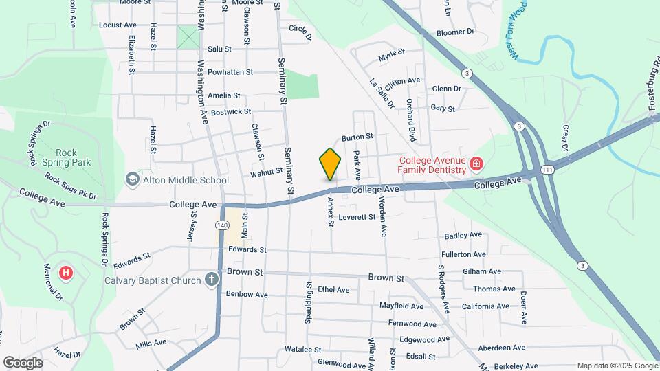 2926 College Ave Mapa y Detalles de la Ubicación