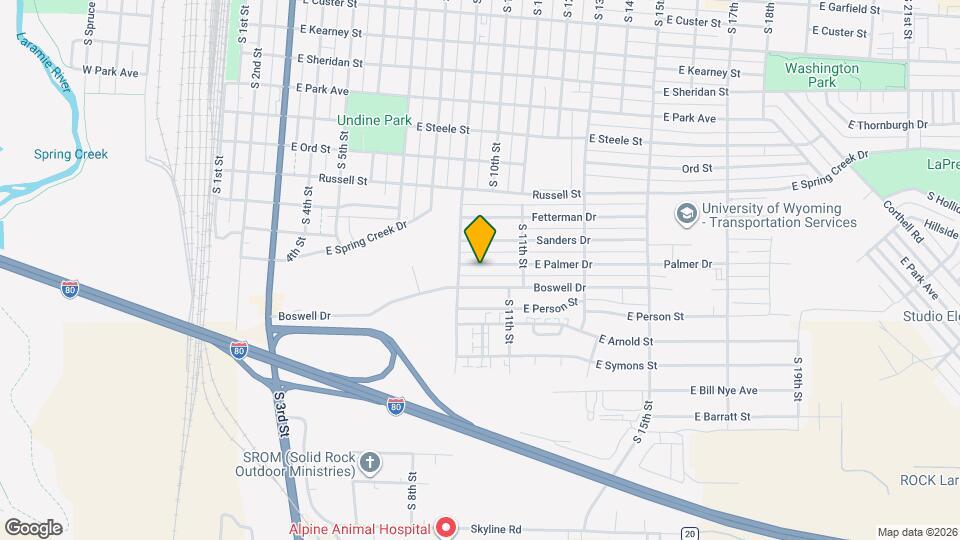 918 E Palmer Dr Map and Location Details