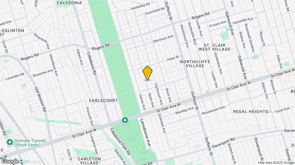 107 Nairn Ave Map and Location Details