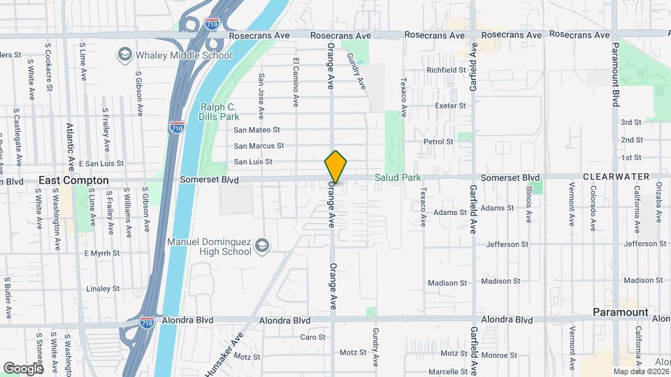 15112 Orange Ave Mapa y Detalles de la Ubicación