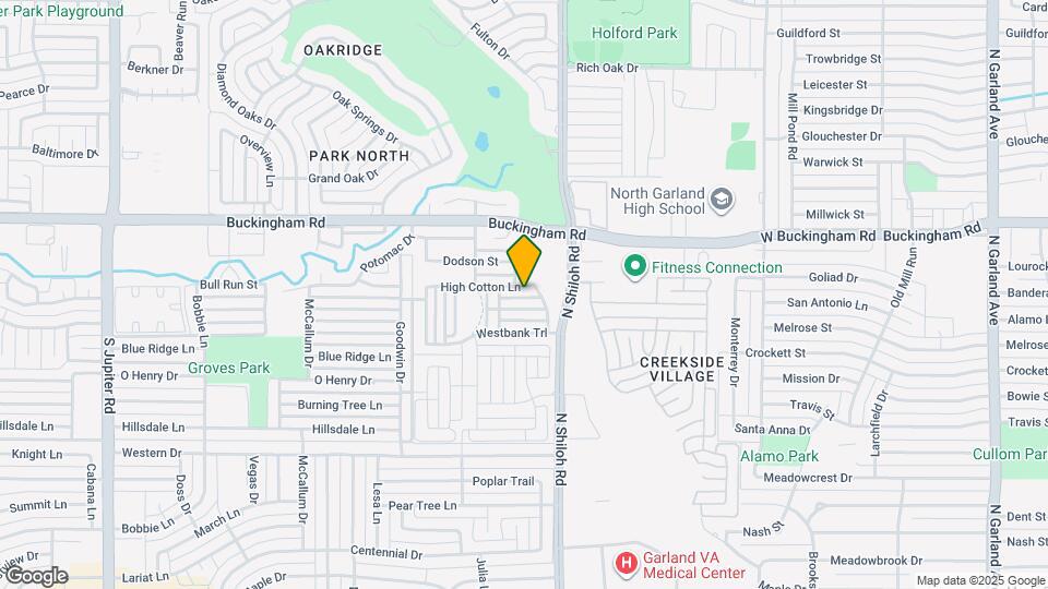 2522 High Cotton Ln Map and Location Details