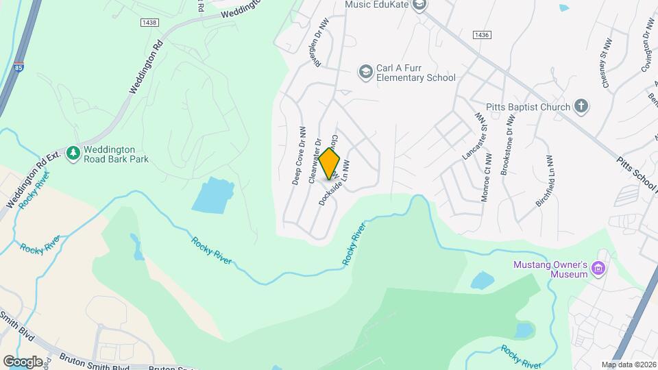 2849 Watercrest Dr NW Map and Location Details